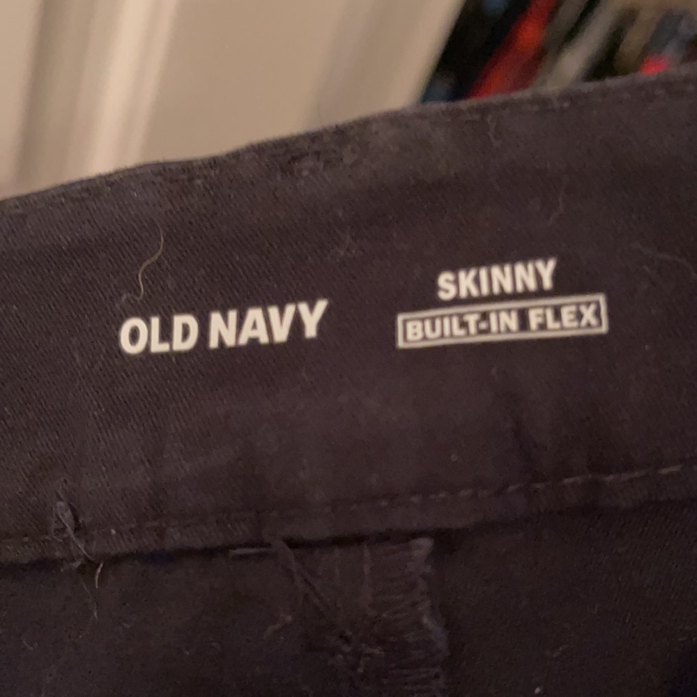 Size 12 Tall Black Old Navy Pants - Picture 3 of 4